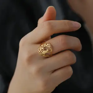 Celestial Cat Ring in 18k Gold Plating 12 Sec6cc5128e1e4e0ba984f5c49fe46b714