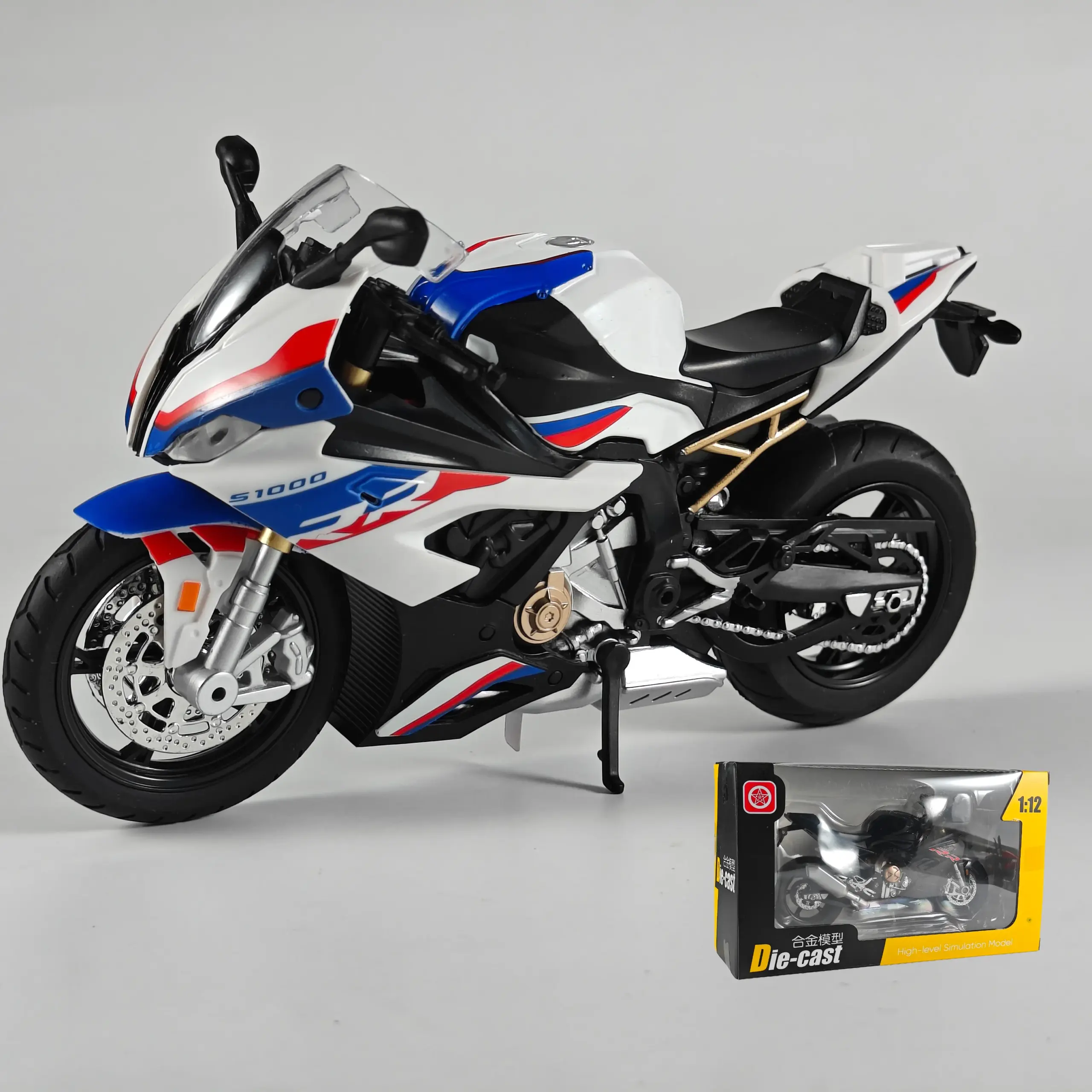 BMW S1000RR Diecast Motorcycle Model 1:12 Scale 10 BMW S1000RR Diecast Motorcycle Model 1:12 Scale - Image 10