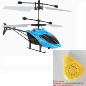 Blue Indoor Mini Quadcopter Drone with Infrared Auto Takeoff 17 Sec95f65a8c3d498eaf3037030697c5f06