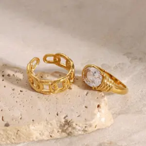 Gold Stainless Steel Stacked Rings Set 14 Sec9a0c2b02f440468eece30dadca3917u