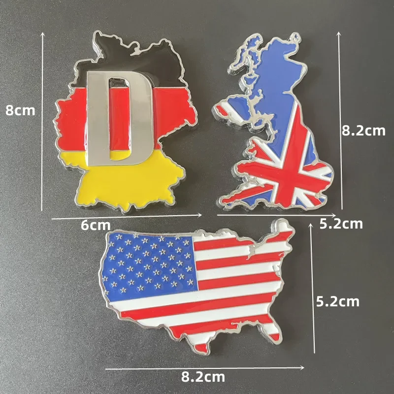 Patriotic 3D Metal Car Emblem Set 2 Patriotic 3D Metal Car Emblem Set - Image 2