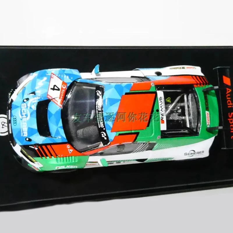 1:64 Scale Porsche R8 LMS No. 4 Diecast Model 5 1:64 Scale Porsche R8 LMS No. 4 Diecast Model - Image 5