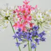 Luxury Artificial African Agapanthus Branch in Vivid Colors
