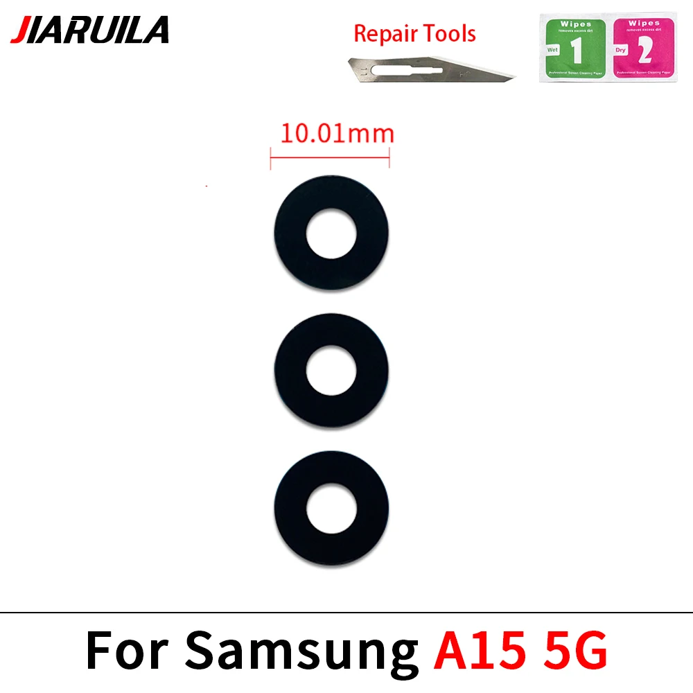 Samsung Rear Camera Glass Cover Lens Set for A03-A55 2 Samsung Rear Camera Glass Cover Lens Set for A03-A55 - Image 2