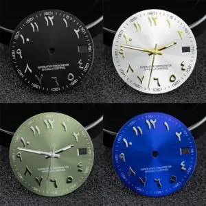 28.5mm NH35 Dial with S Logo for Watches