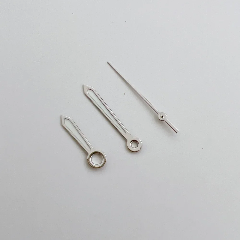 Luminous Silver Watch Hands Set for NH35/NH36 8 Luminous Silver Watch Hands Set for NH35/NH36 - Image 8