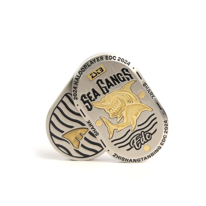 Stainless Steel Shark Fidget Slider for Adults 9 Stainless Steel Shark Fidget Slider for Adults - Image 9