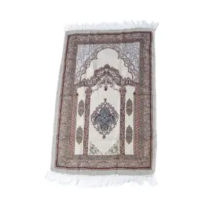 Traditional Prayer Rug with Floral Design 8 Secf221725ef04ccd99d382eec8ed5238E