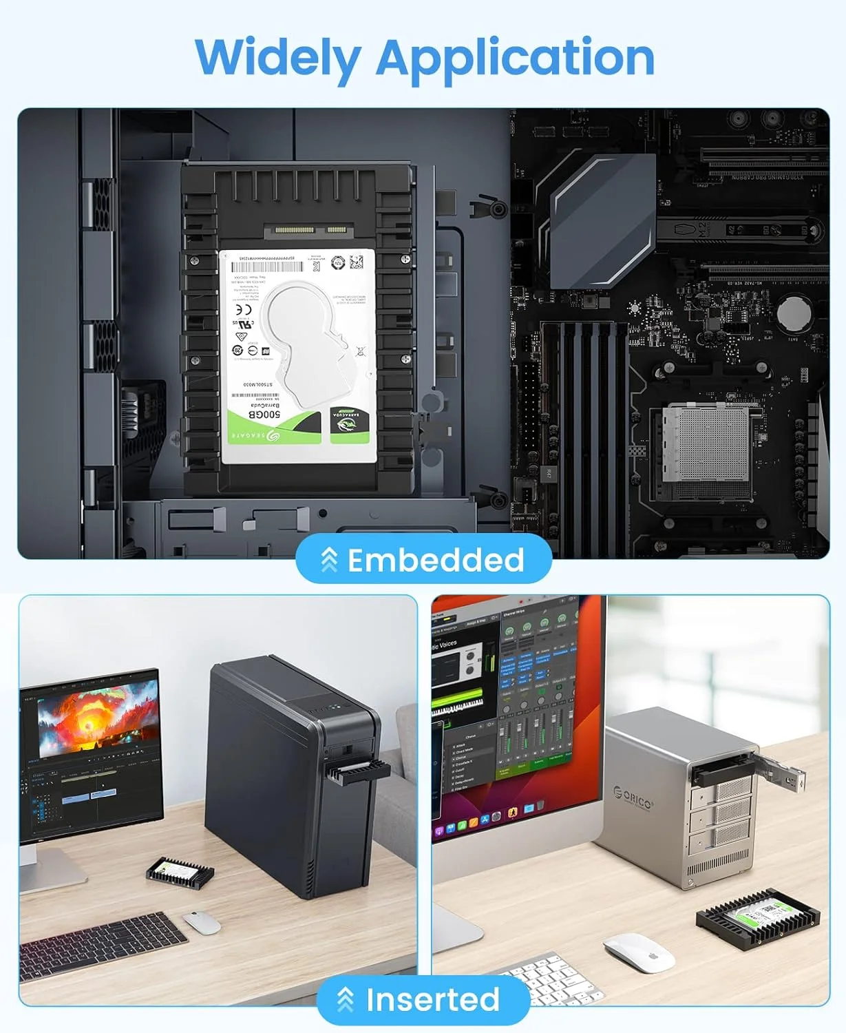 2.5 to 3.5-inch SATA Hard Drive Adapter 6 2.5 to 3.5-inch SATA Hard Drive Adapter - Image 6