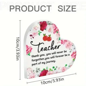 Colorful Floral Acrylic Thank-You Plate for Teachers 6 Sed09faa86bec4323942fb7260b9ccd13Y