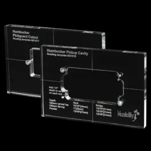 Humbucker Routing Template Acrylic 147.5x97.5mm 11 Sed16124d1d5d45bfb3aa82405578acfdt