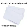 White RFID Access Cards Set of Ten for Secure Entry