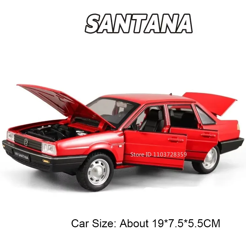 Premium 1:24 Scale Diecast Volkswagen Santana W140 Model 8 Premium 1:24 Scale Diecast Volkswagen Santana W140 Model - Image 8
