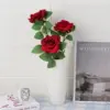 Deep Red Artificial Rose for Elegant Decor