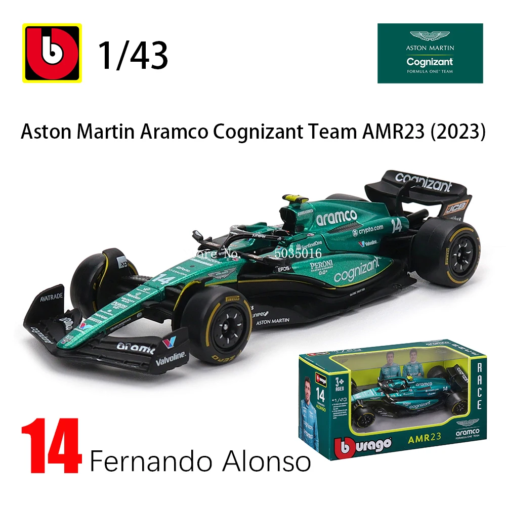 1:43 Scale Bburago F1 Model Cars Collection 4 1:43 Scale Bburago F1 Model Cars Collection - Image 4