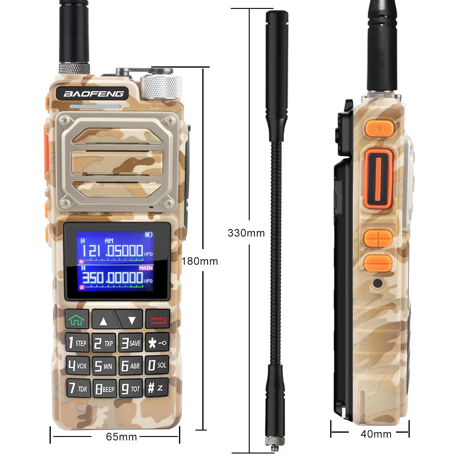 Multi-Band Handheld Radio Transceiver 65-520 MHz 5 Multi-Band Handheld Radio Transceiver 65-520 MHz - Image 5