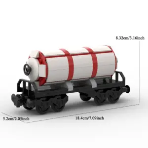 White Oil Tank Car Model Set for Railways 17 Sedb10db549f5417a892990ab587b8658G