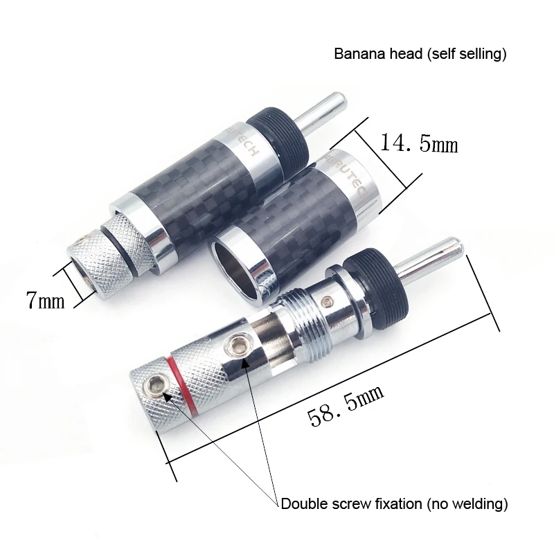 Japanese Rhodium-Plated Speaker Connectors Set 5 Japanese Rhodium-Plated Speaker Connectors Set - Image 5