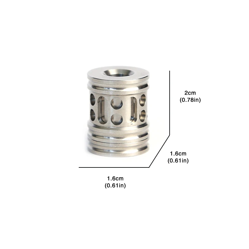 Stainless Steel Roman Pillars EDC Beads 6 Stainless Steel Roman Pillars EDC Beads - Image 6