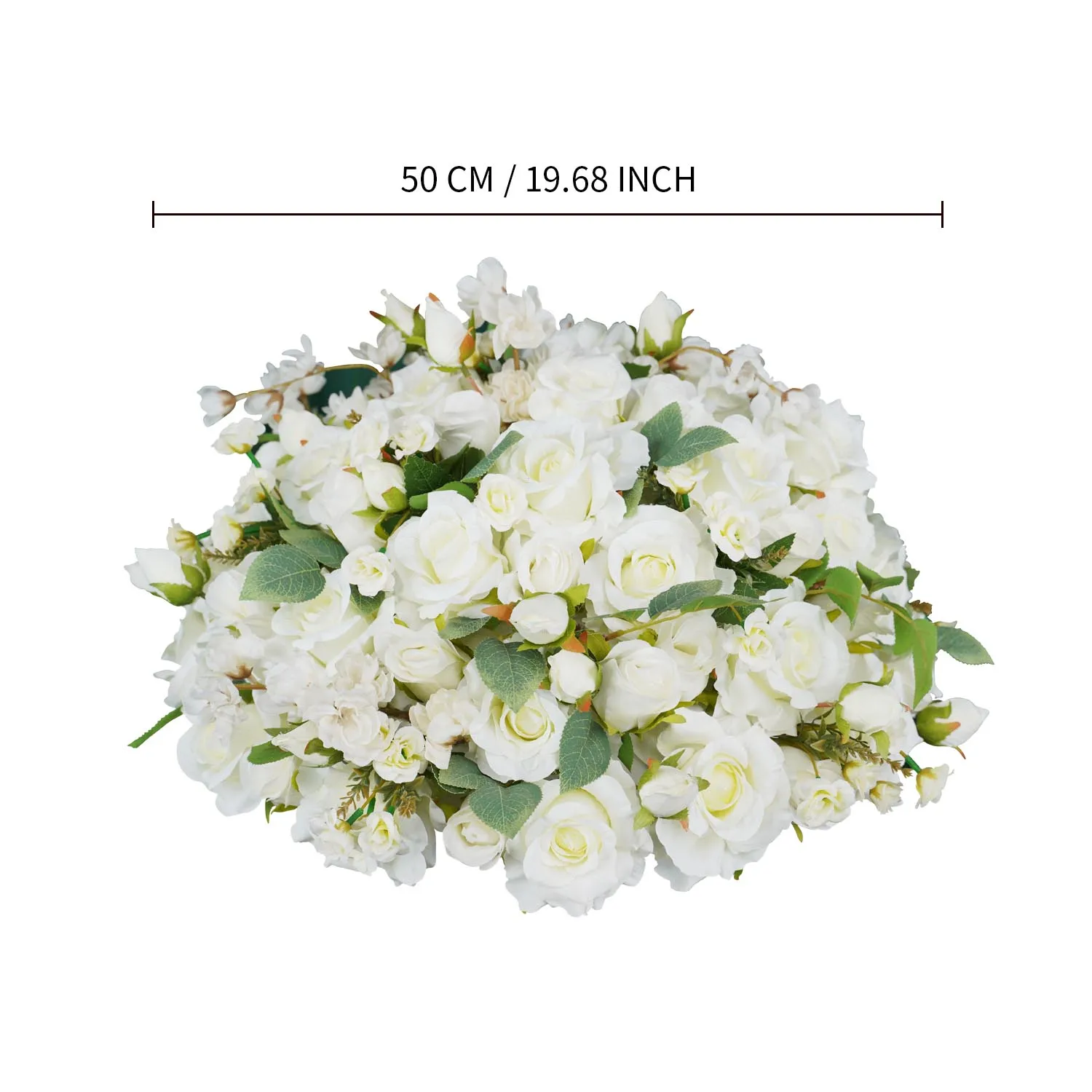 White Rose Artificial Flower Ball for Events 9 White Rose Artificial Flower Ball for Events - Image 9