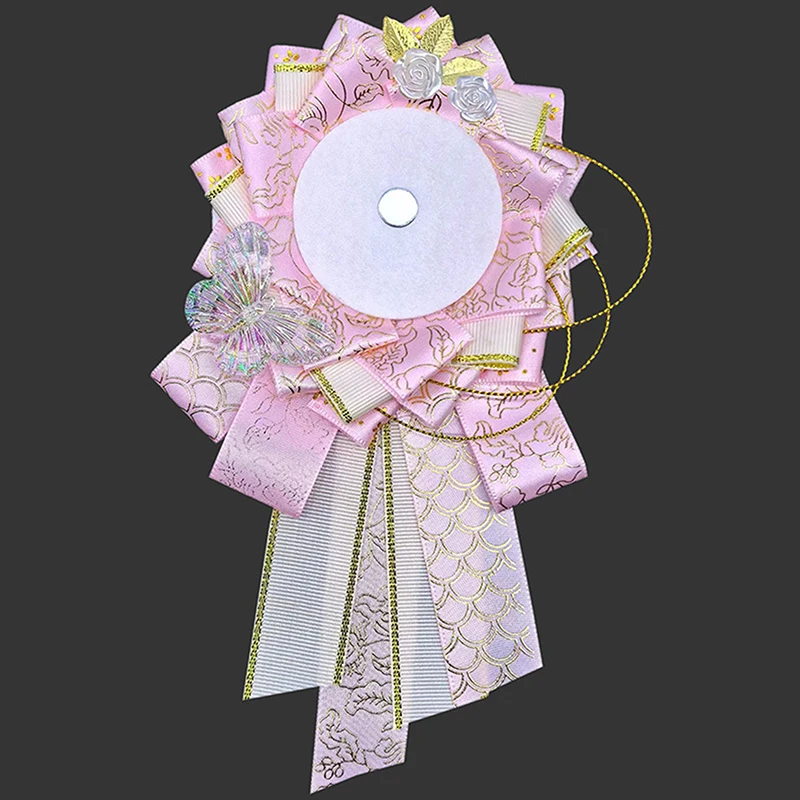 Vibrant Fabric Badge Holder with Butterfly Motif 7 Vibrant Fabric Badge Holder with Butterfly Motif - Image 7