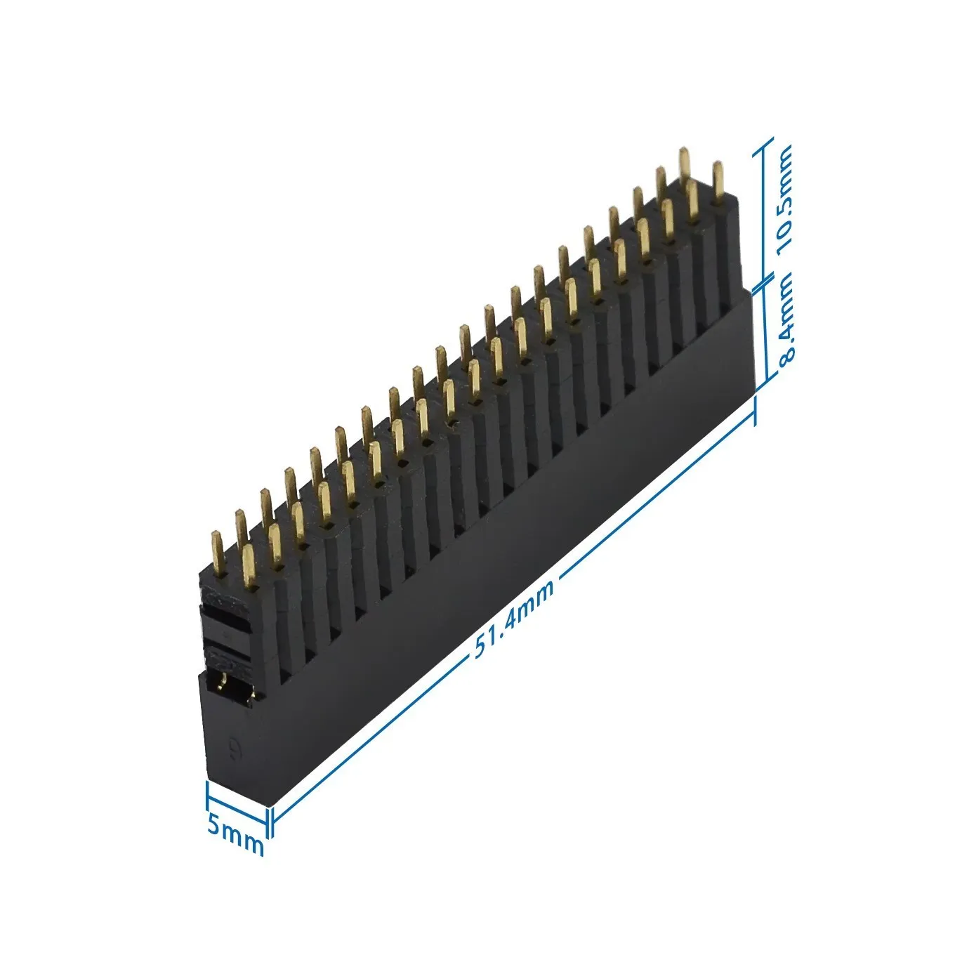 Raspberry Pi 2x20 GPIO Female Header 3-Layer 8 Raspberry Pi 2x20 GPIO Female Header 3-Layer - Image 8
