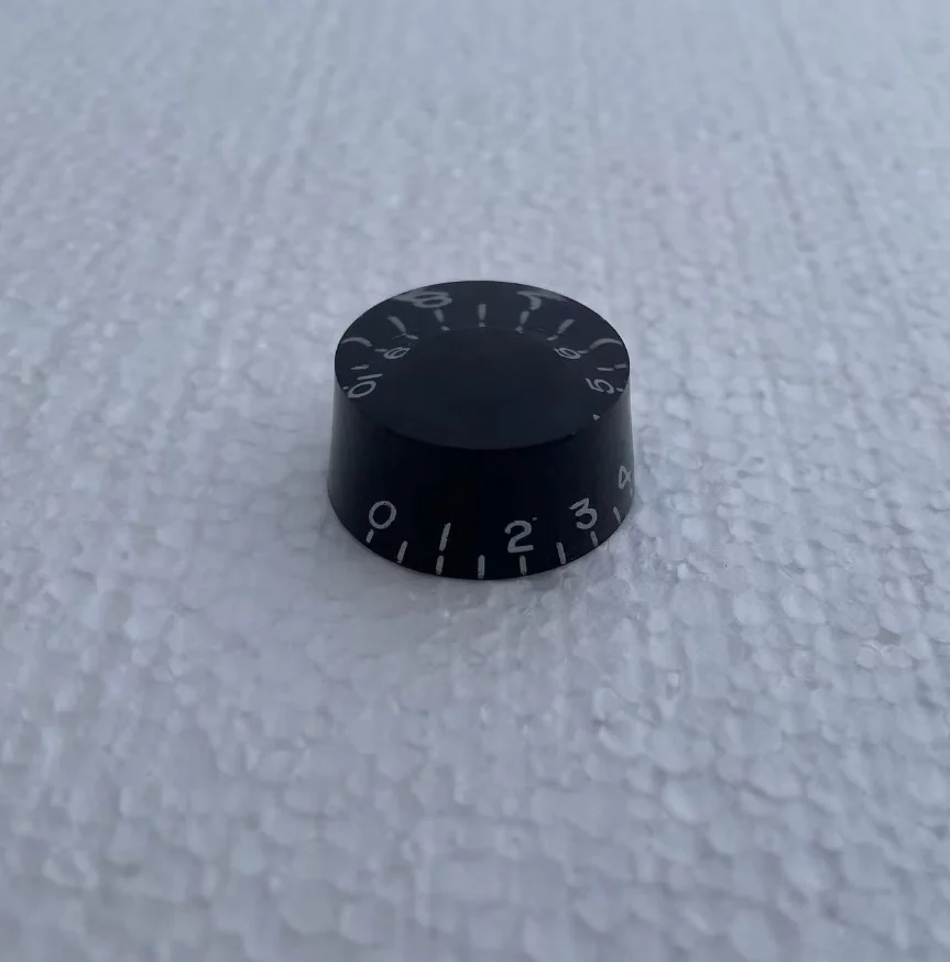 Black Electric Guitar Speed Knobs Set of Four 4 Black Electric Guitar Speed Knobs Set of Four - Image 4