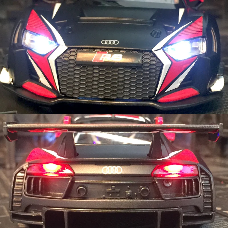 R8 LMS Rally Car Model 1:24 Diecast Replica 4 R8 LMS Rally Car Model 1:24 Diecast Replica - Image 4