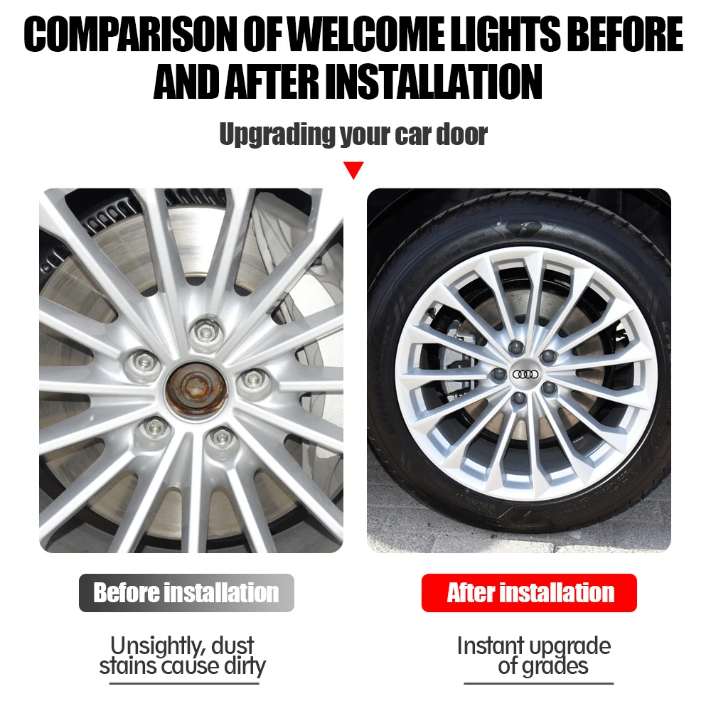 Premium Aluminum Wheel Center Stickers Set 6 Premium Aluminum Wheel Center Stickers Set - Image 6