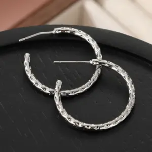 Vintage Silver Hoop Earrings 10 See29b5d1e271494aa44cca268d73040bg