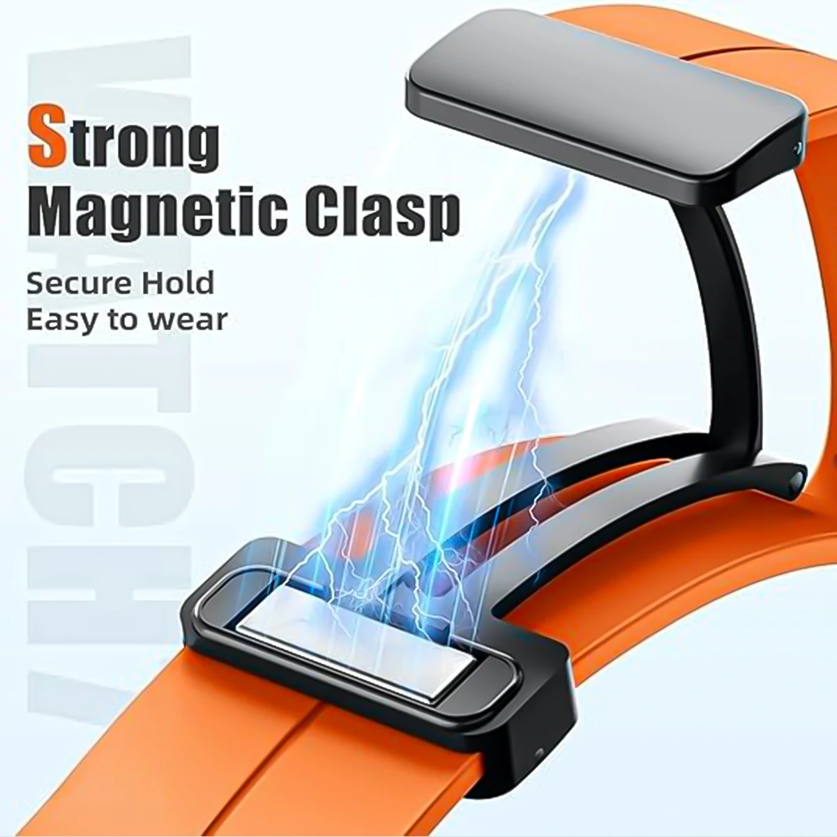 Samsung Galaxy Watch 8 Silicone Strap 40mm/44mm/Classic 3 Samsung Galaxy Watch 8 Silicone Strap 40mm/44mm/Classic - Image 3