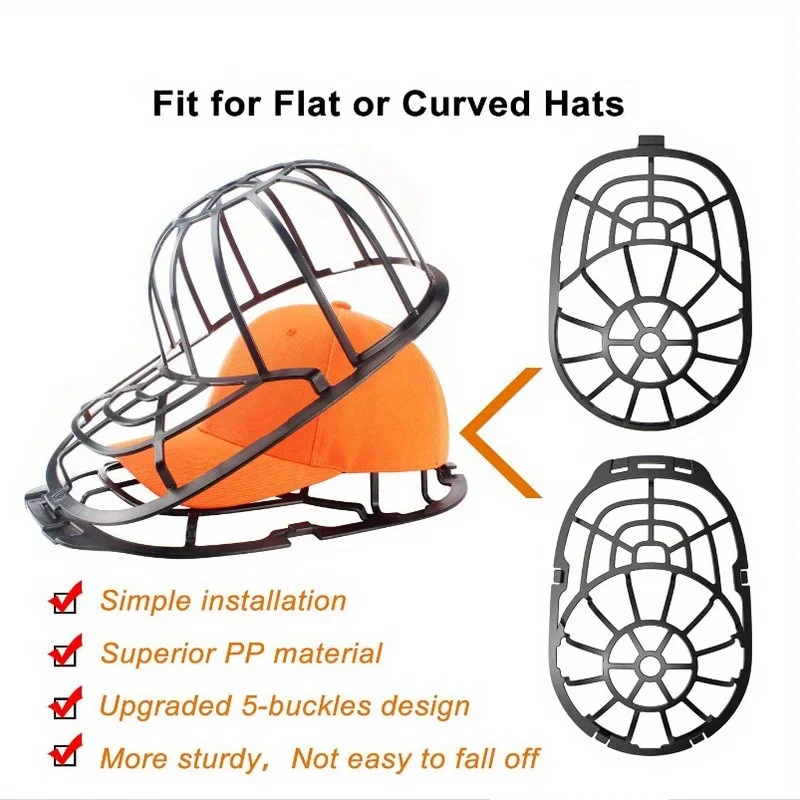 Anti-Deformation Baseball Cap Washer Organizer 4 Anti-Deformation Baseball Cap Washer Organizer - Image 4