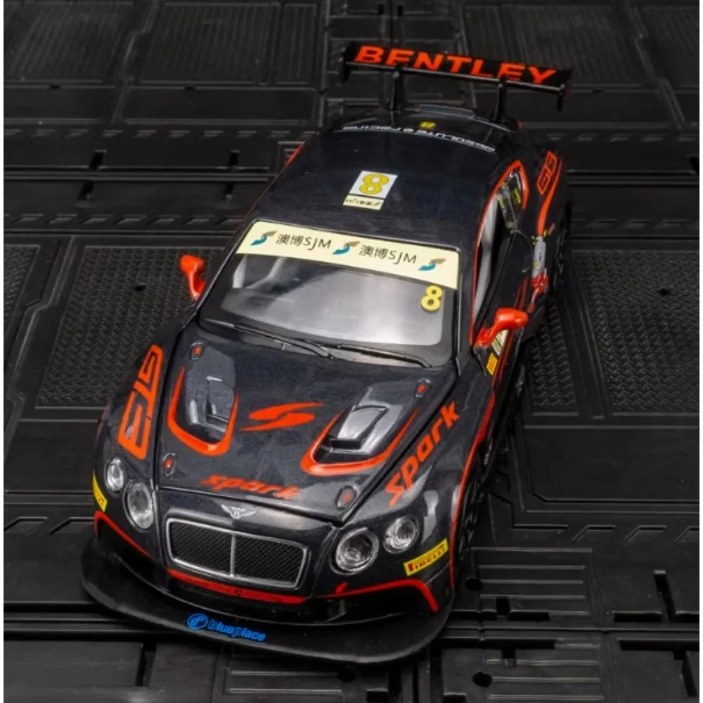 Black Bentley Continental GT3 Toy Car 1:32 Scale 3 Black Bentley Continental GT3 Toy Car 1:32 Scale - Image 3