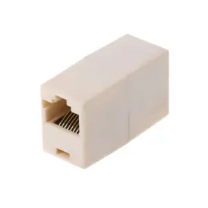 White RJ45 Ethernet Coupler for Cat6/Cat6e 11 See875ac12f484ee7aa178f5c542367480