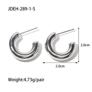 Modern Gold-Tone Stainless Steel Earring 19 Seeab951dfee74db38f56b957ff28801d3