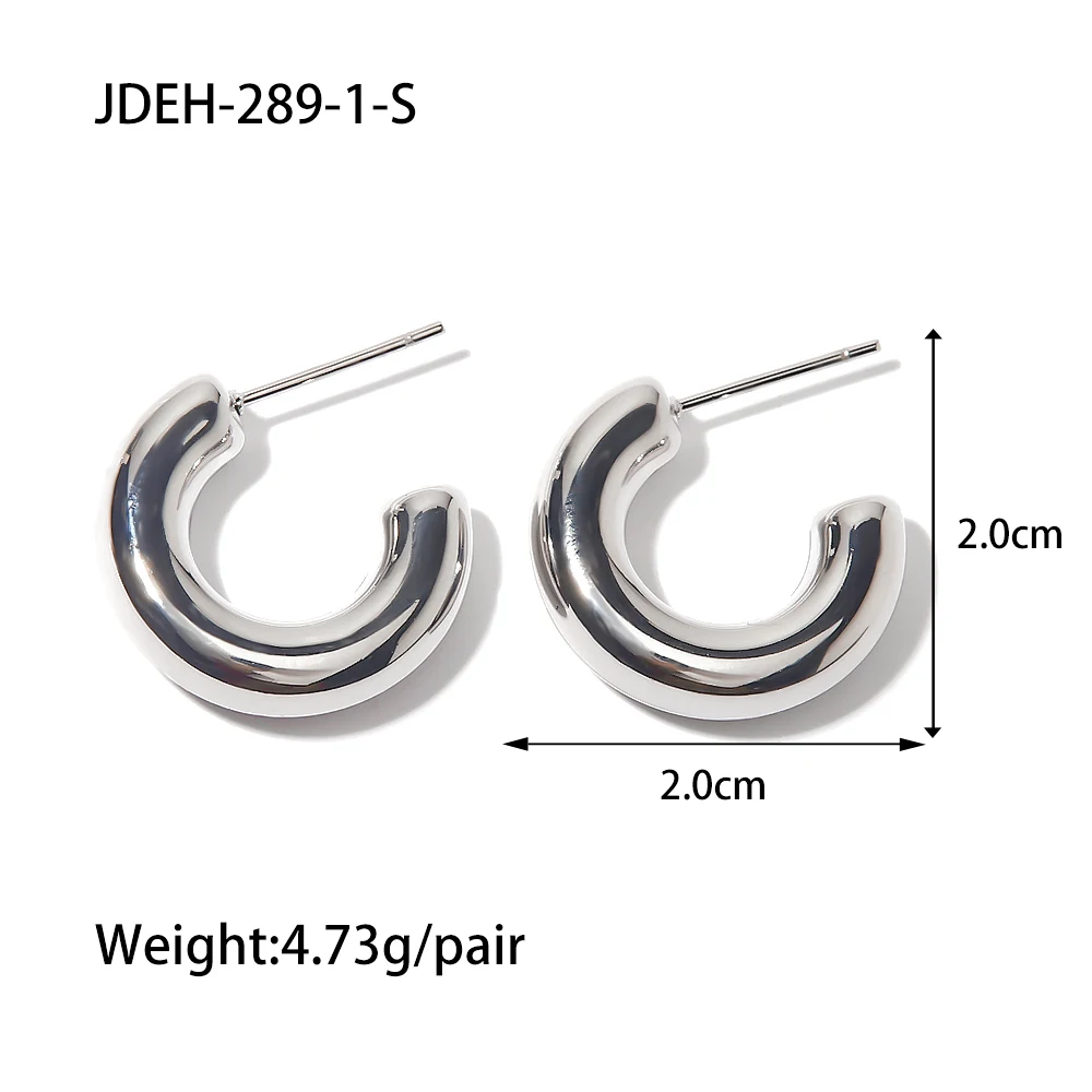 Modern Gold-Tone Stainless Steel Earring 10 Modern Gold-Tone Stainless Steel Earring - Image 10