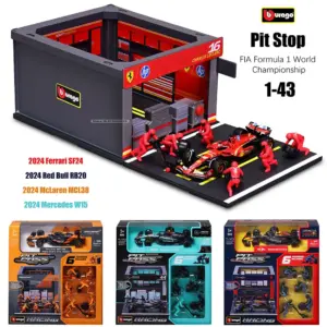 F1 Pit Stop Scene Model 1:43 Scale