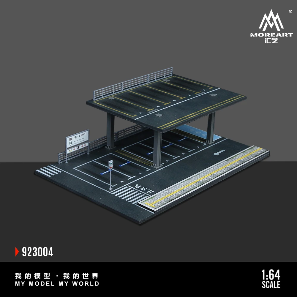 1:64 Scale Steel Parking Lot Diorama 6 1:64 Scale Steel Parking Lot Diorama - Image 6
