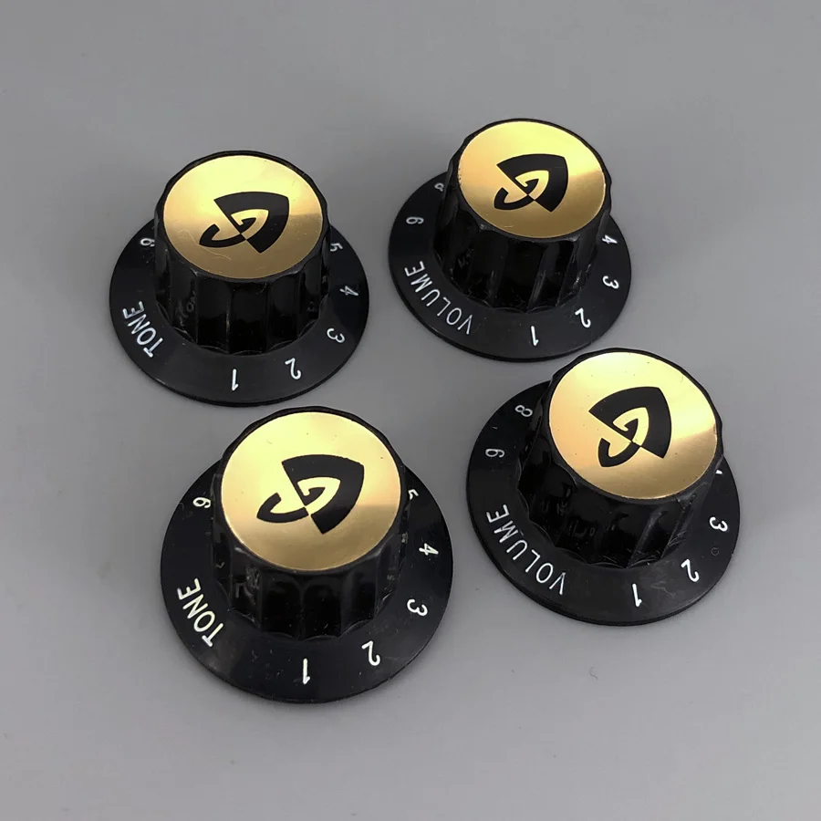 Guild Guitar Control Knobs Set in Silver or Gold 2 Guild Guitar Control Knobs Set in Silver or Gold - Image 2
