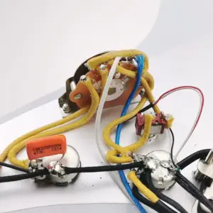 Pearl White Stratocaster Pickguard with Wilkinson Pickups 15 Seef88320e840473894897c6b9b874700T