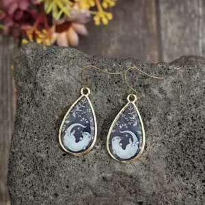 Vintage Water Droplet Earrings with Animal Motifs 9 Seefd6dd35b7e498dbce3099e68172c4c3