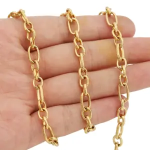 Heavy Gold-Plated Stainless Steel Jewelry Chain 12 Seeff4d5e07324db68b930503782c6ca8x
