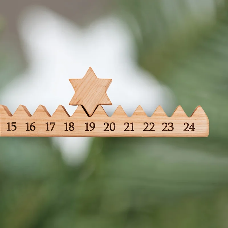 Rustic Wooden Christmas Countdown Calendar 2 Rustic Wooden Christmas Countdown Calendar - Image 2