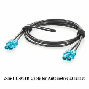 Automotive Ethernet 2-In-1 H-MTD Cable, 1m