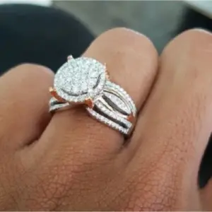 Two-Tone Geometric Cocktail Ring for Women 7 Sef4ba0c1347f47a7aa0ba037c2ef78a9y