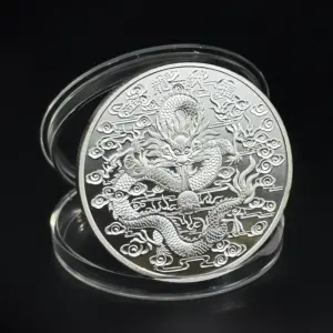 Vintage Double Dragon Coin Collection Set 8 Sef5a3a379e6c4dd3b9290ddf6449871fx