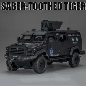 1:32 Saber-Toothed Tiger Police Car Model 19 Sef7ea225d0cd41fca41303453ff98251h