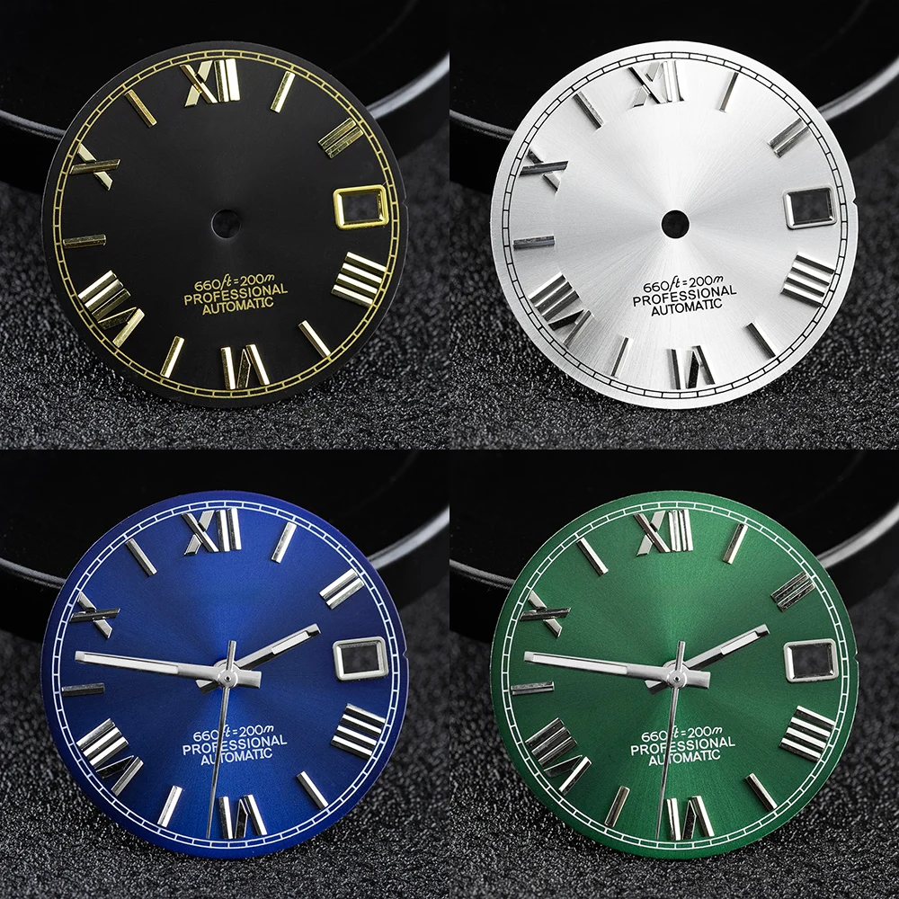 NH35 Model Watch Dial with Roman Numerals 1 NH35 Model Watch Dial with Roman Numerals