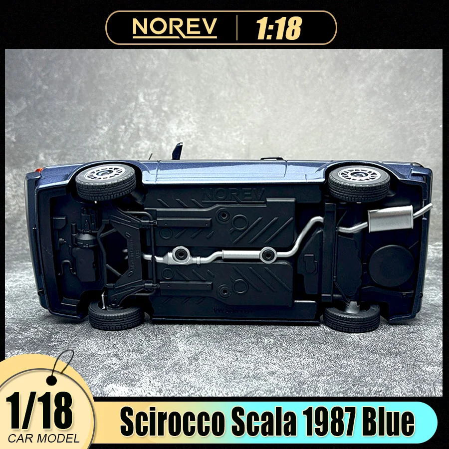 1987 VW Scirocco 1:18 Diecast Model Blue 5 1987 VW Scirocco 1:18 Diecast Model Blue - Image 5