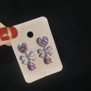 Elegant Water Stud Earrings with Zircon Accents 10 Sef9d305401a445b2ac95efa8412657c0w